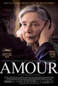 Amour poster Emmanuelle Riva
