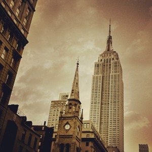 Vintage Empire State Building