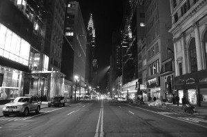 Empty 42nd Street