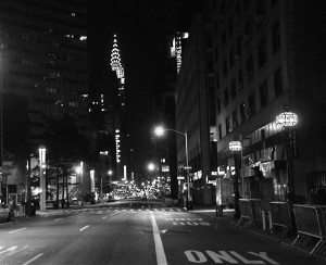 Empty Lexington Ave.