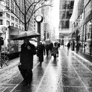 Rain on Madison Ave.