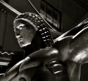 Atlas Statue Detail