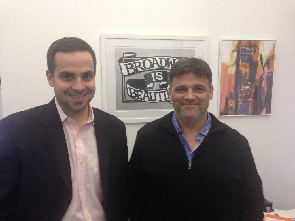 Damian Bazadona, Founder and CEO, Situation Interactive Media (Left)  and Jim McCarthy, founder and CEO  of Goldstar (Right).   Photo courtesy of O&M.