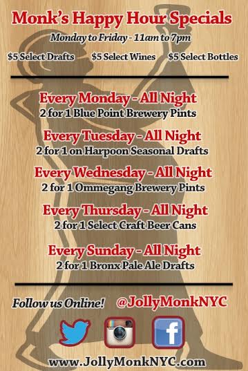 The Jolly Monk, Manhattan Digest