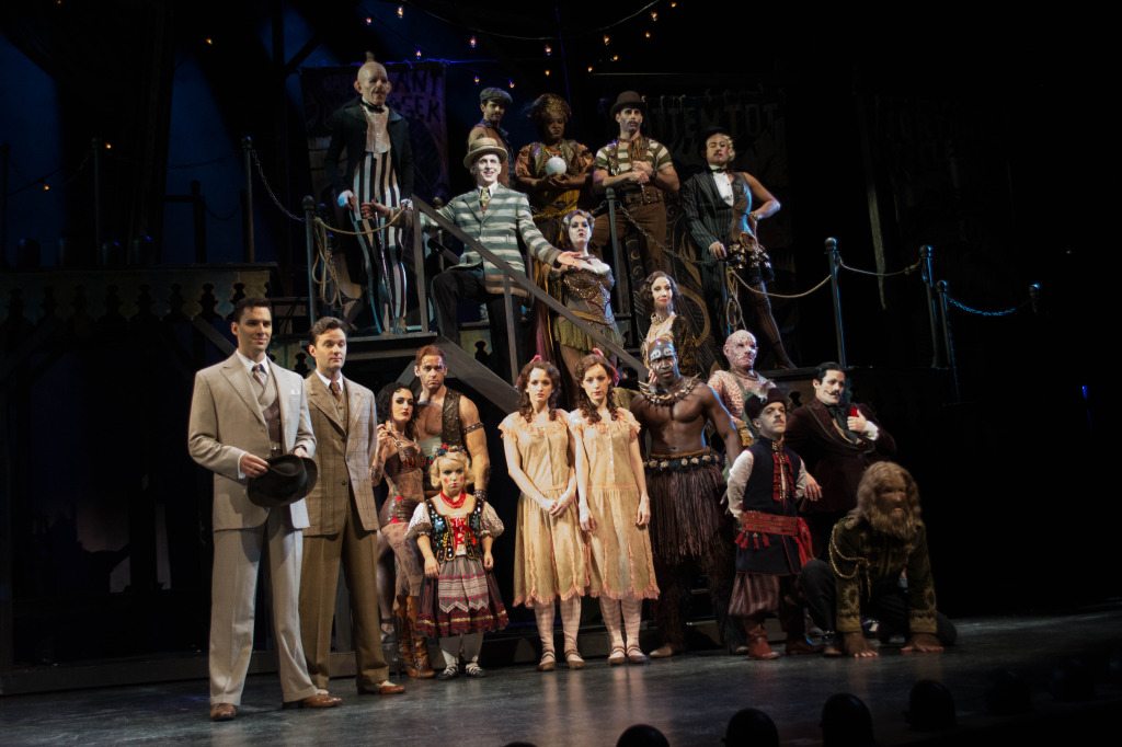 The cast of SIDE SHOW. Photo courtesy of Andrew Blupe. 