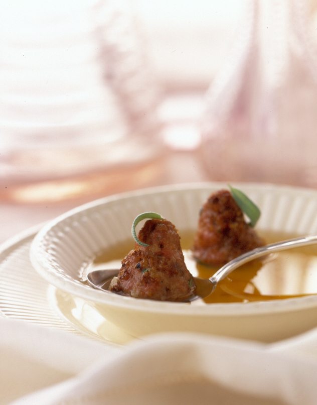 Pears in Broth. Photio courtesy of Francine Segan,