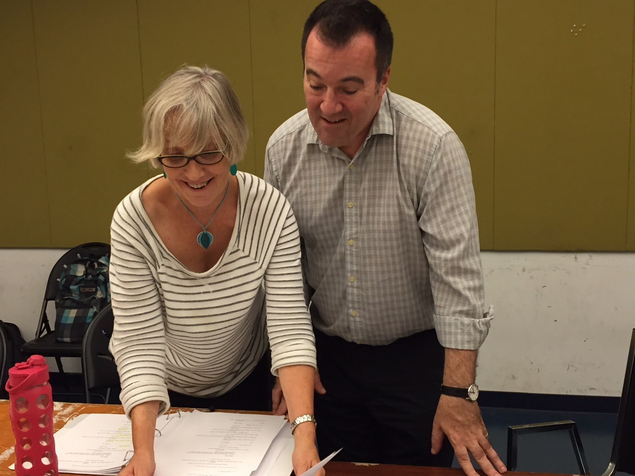 Collider Theater's Jean Randich and Robert Murphy. Photo courtesy of Karen Oughtred.