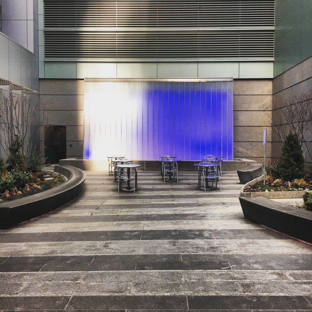 Ambient Lighting Waterfall, NYC, 2016