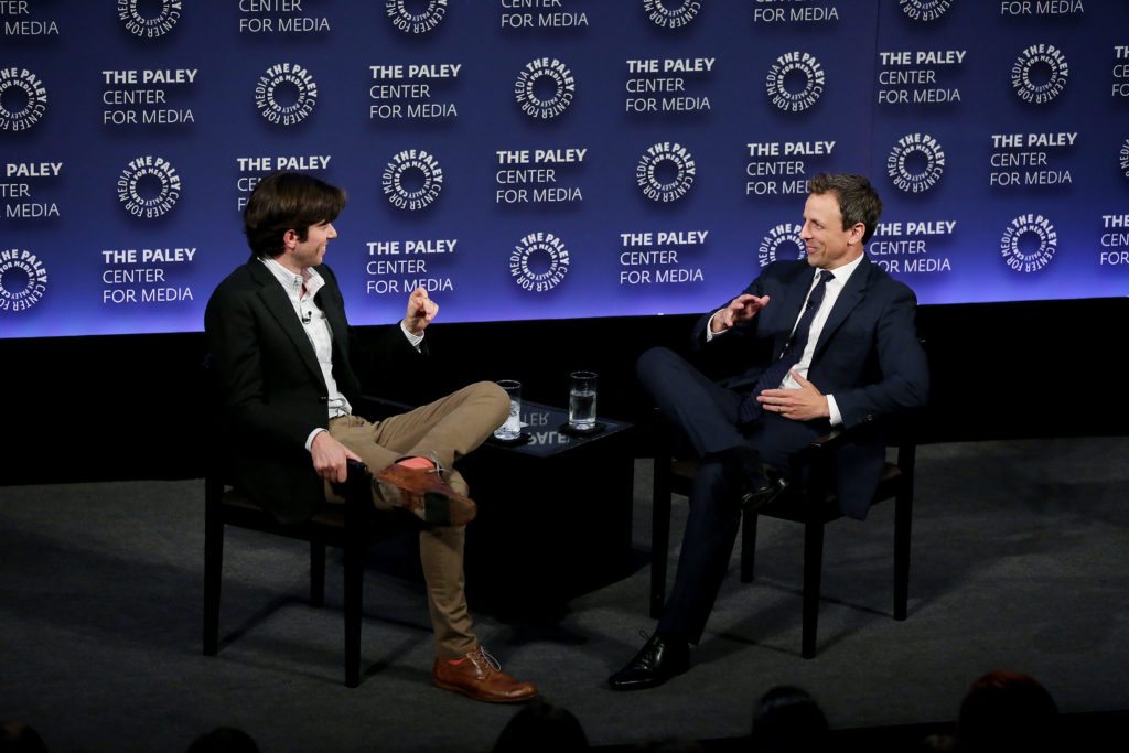- New York, NY, 6/13/16 - PaleyLive NY: An Evening with Seth Meyers -PICTURED: John Mulaney (Moderator), Seth Meyers -PHOTO by: Marion Curtis/Starpix