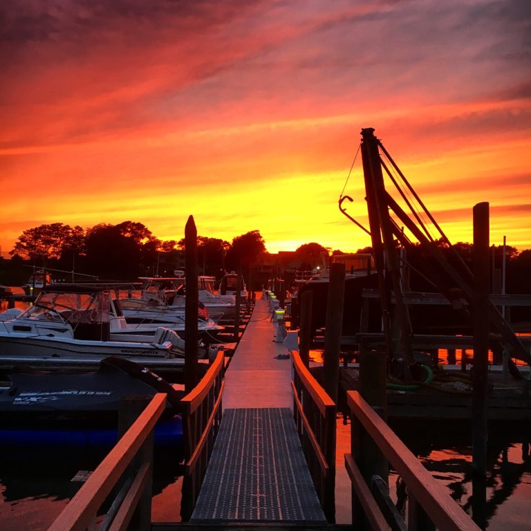 Sunset of Remsenberg Marina