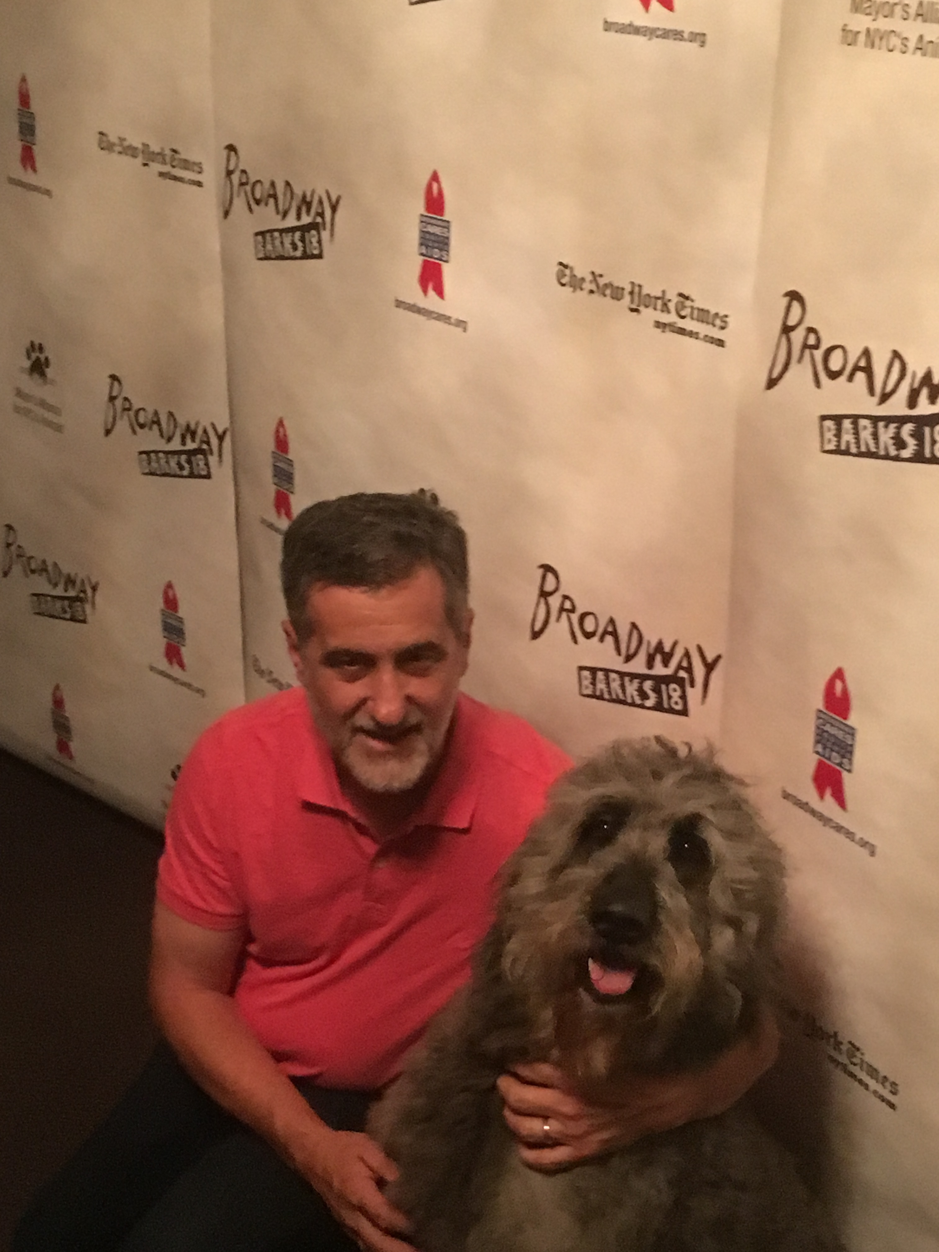 Bill Berloni and dog Bowdie. Photo by Ryan Leeds