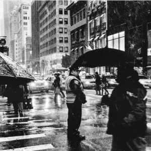 NYPD in the Snow