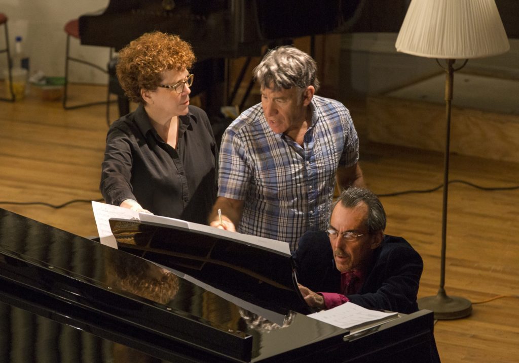Photo: SEASON OF LIGHT. (L-R Judith Clurman, Stephen Schwartz, & Lee Musiker). Photo by Richard Termine